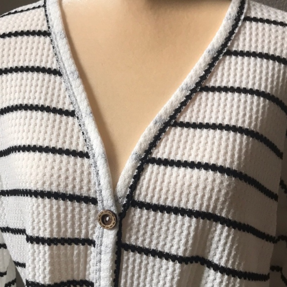 Black & White summer fun nautical top S & M - Picture 5 of 6